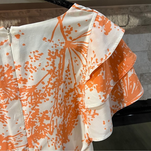 Rachel Zoe size 6 Ines Silk sheath dress with tiered sleeve and skirt - Picture 13 of 15